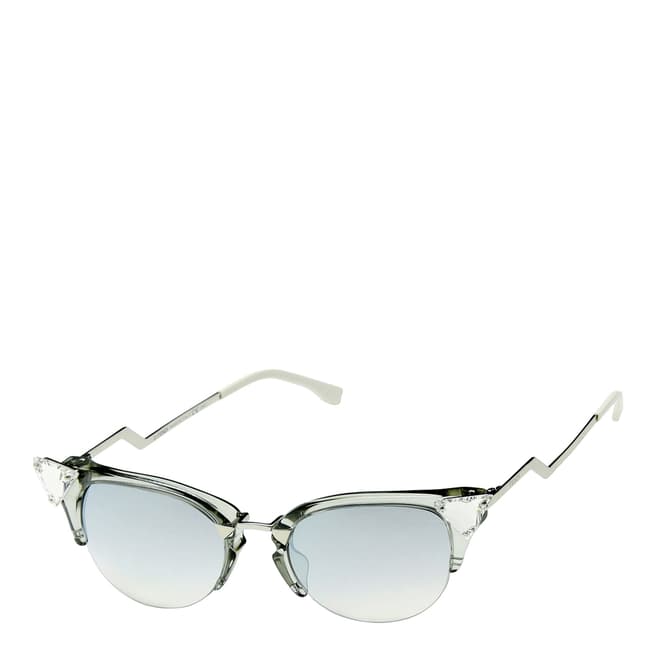 Fendi Women's Silver Sunglasses 51mm