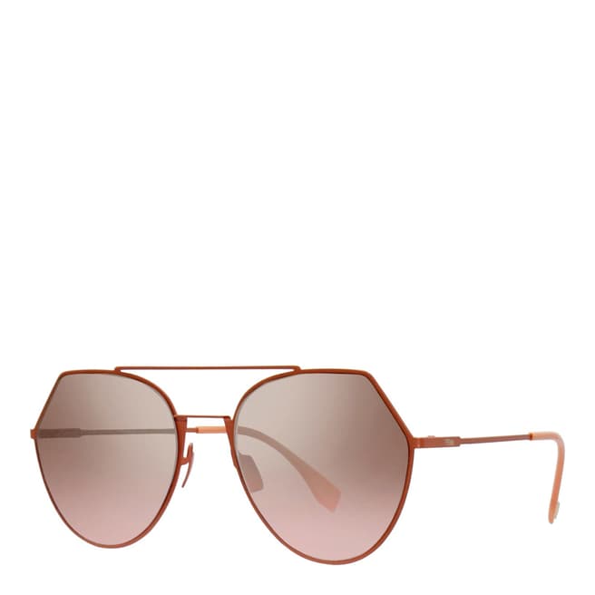 Fendi Women's Peach Sunglasses 55mm