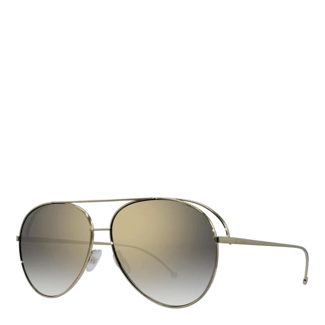 Fendi Women's Gold Sunglasses 63mm