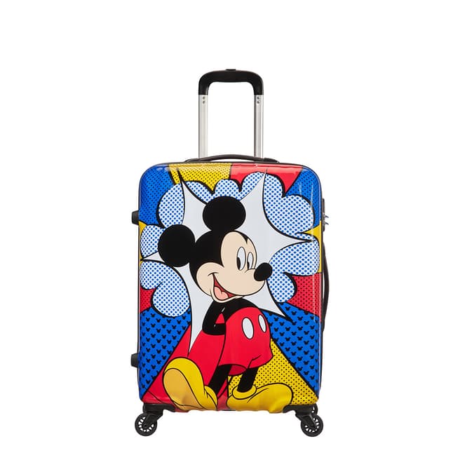 American Tourister Blue Mickey Mouse Spinner 65cm Suitcase