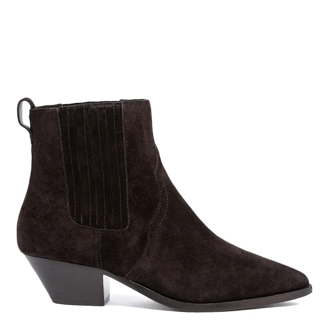 ASH Brown Future Suede Ankle Boots