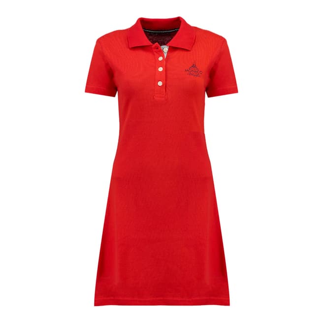 Geographical Norway Red Kandra Short Sleeve Dress