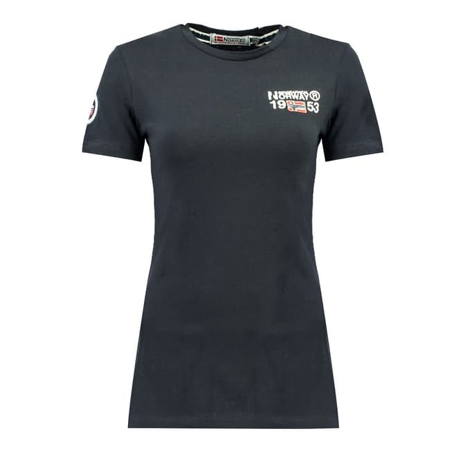 Geographical Norway Navy Jarofal Short Sleeve T-Shirt