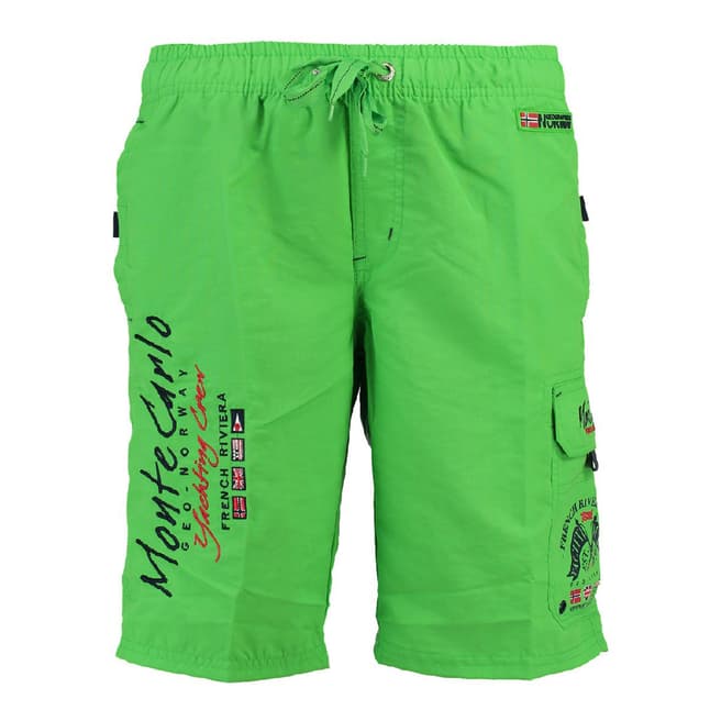 Geographical Norway Flashy Green Quaractere Assor A Swim Shorts