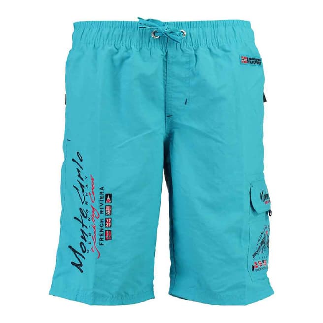 Geographical Norway Turquoise Quaractere Assor A Swim Shorts