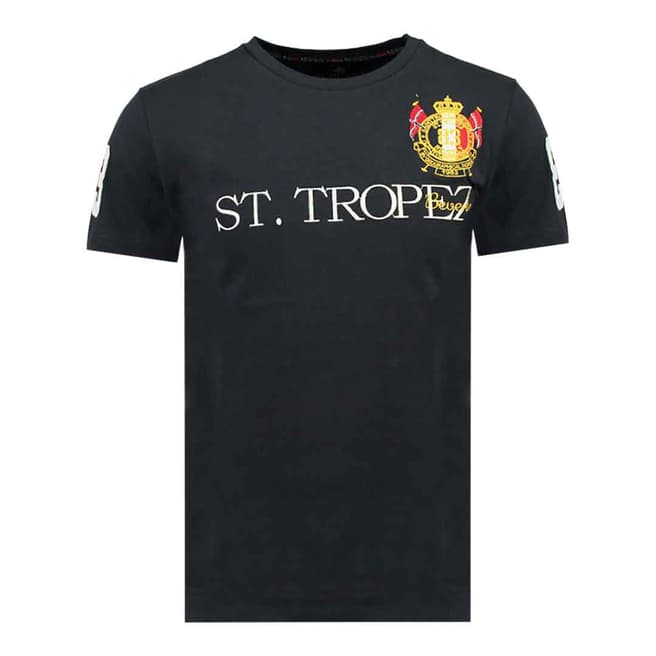 Geographical Norway Navy Jotignac Short Sleeve T-Shirt