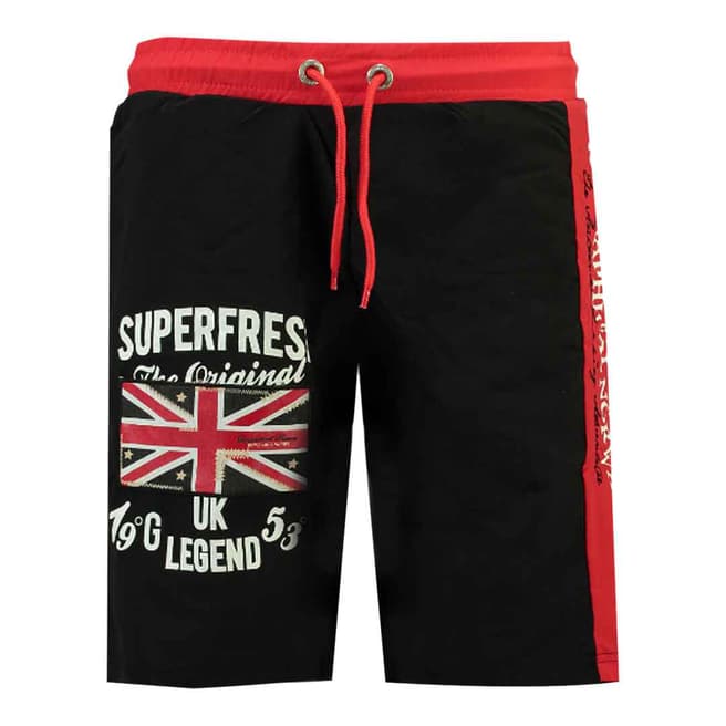 Geographical Norway Black Quodesh Ass A Swim Shorts