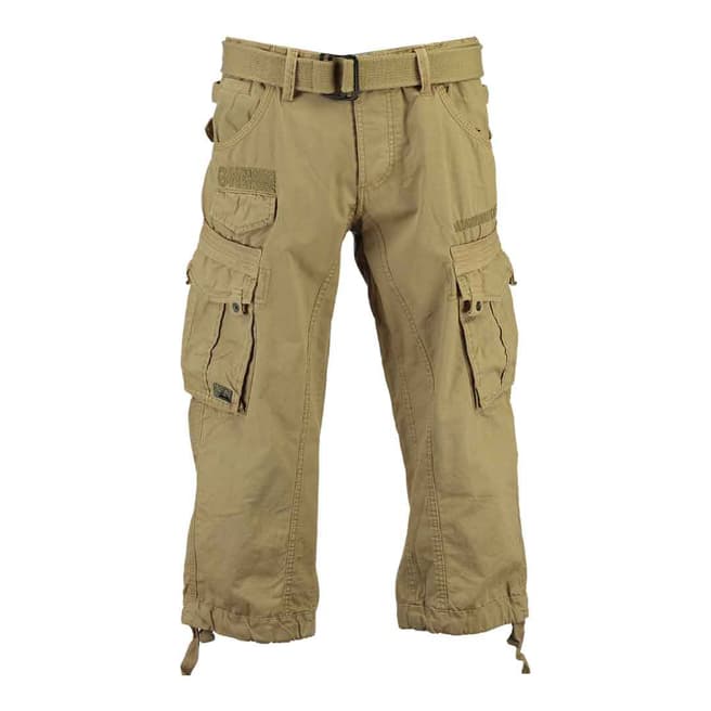 Geographical Norway Beige Panoramique 3/4 Basic Trousers