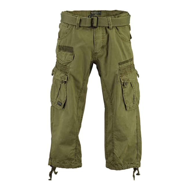 Geographical Norway Khaki Panoramique 3/4 Basic Trousers