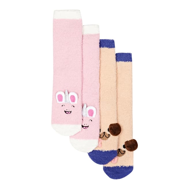 Chelsea Peers Pink Unicorn & Pug Socks