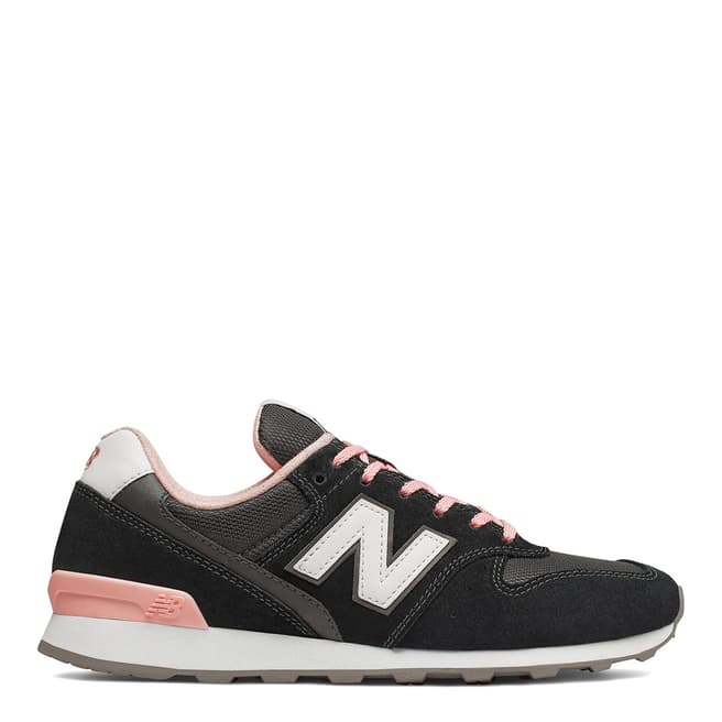 New Balance Black & Pink 996 Suede Sneaker