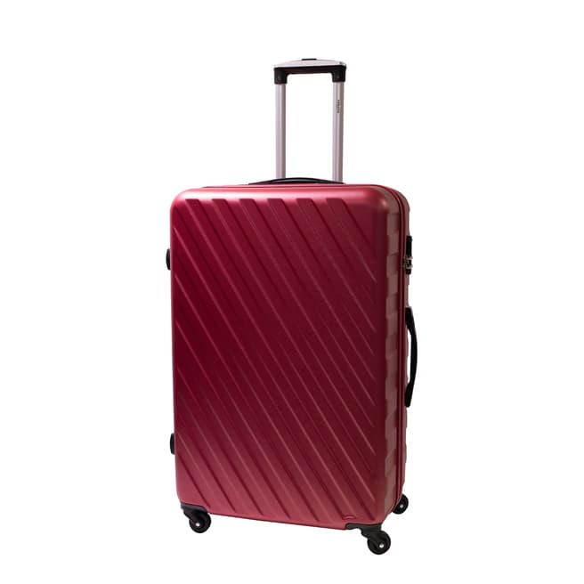 Renoma Burgundy 4 Wheel Hatcher Suitcase 60cm