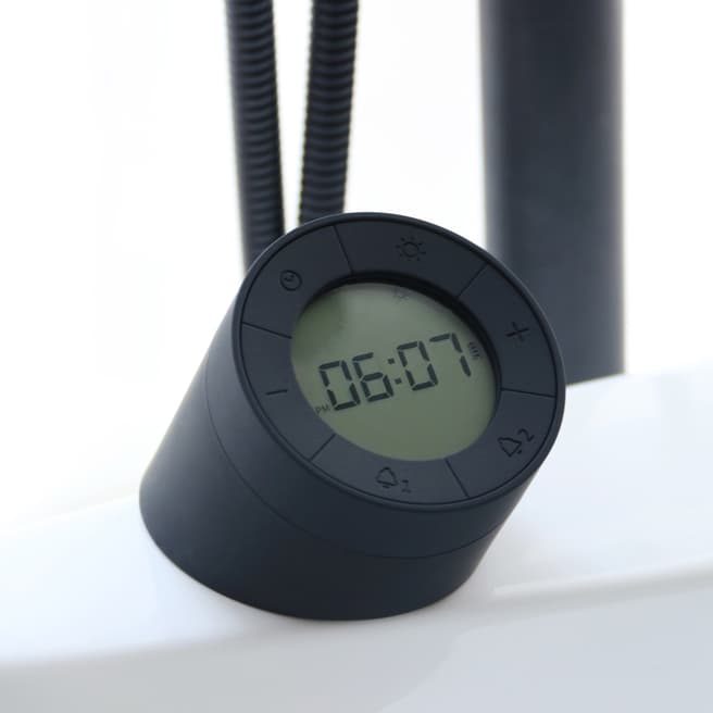Gingko Black The Edge Light Alarm Clock