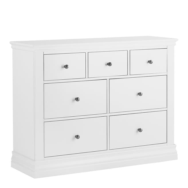 Home Boutique Toulouse 3+4 Drawer Chest, White