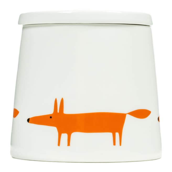 Scion Ceramic & Orange Mr Fox Large Storage Jar
