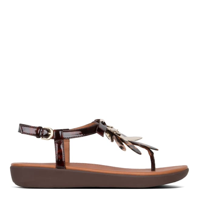 FitFlop Tia Dragonfly Tortoiseshell Leather Sandal