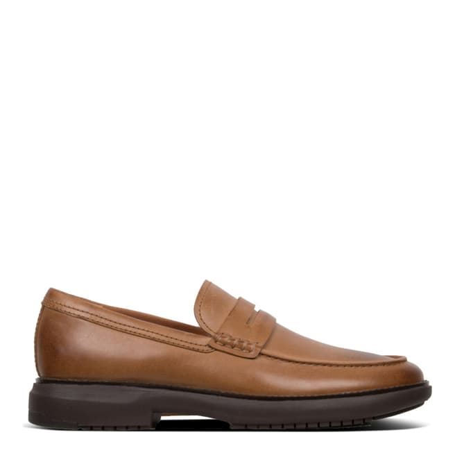FitFlop Light Tan Irving Leather Loafer