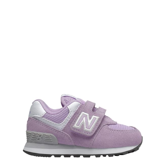 New Balance Baby Purple Suede Trainers