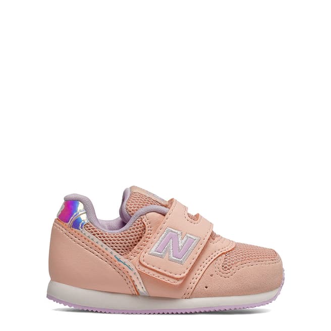 New Balance Baby Pink Suede Trainers