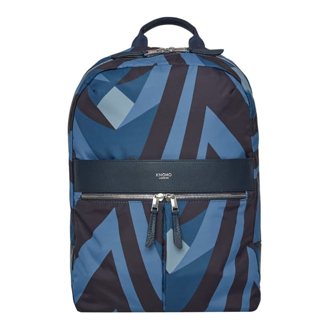 Knomo Blue Beauchamp Tote Backpack 14 Inch