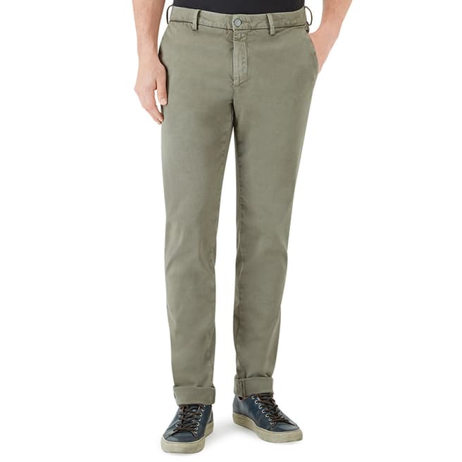7 For All Mankind Khaki Tailored Chino