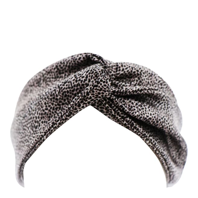Slip Silk Twist Headband, Mini Leopard