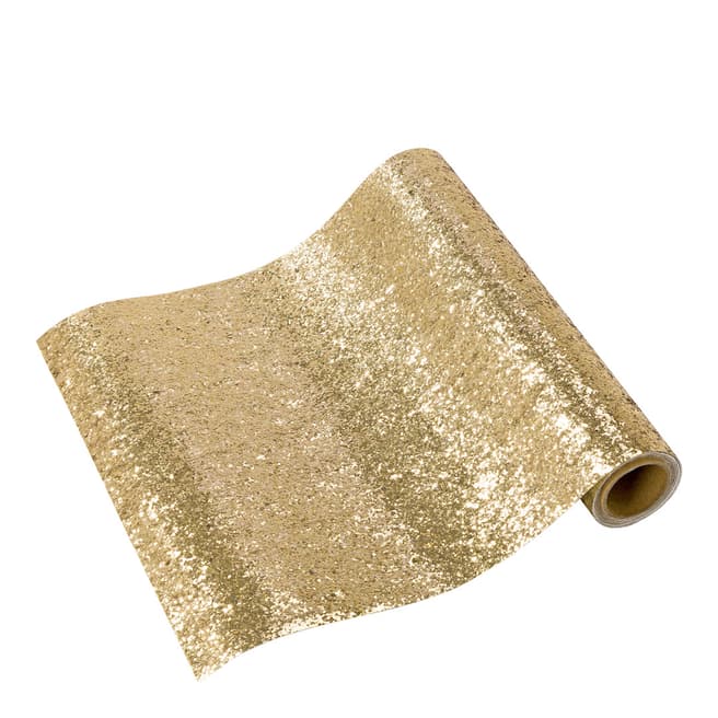Talking Tables Luxe Gold Pu Glitter Table Runner 180cm