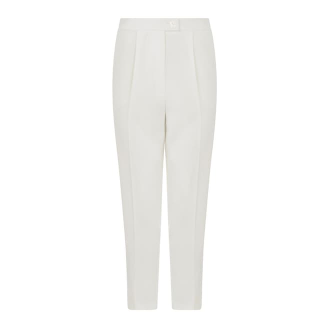 Oasis Off White Tapered Suit Trousers