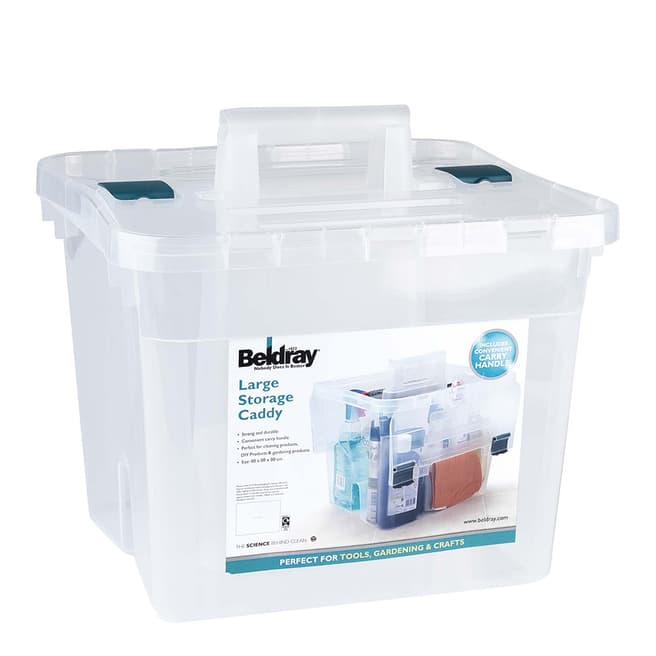 Beldray Large DIY Hobby Cleaning Caddy with Lid