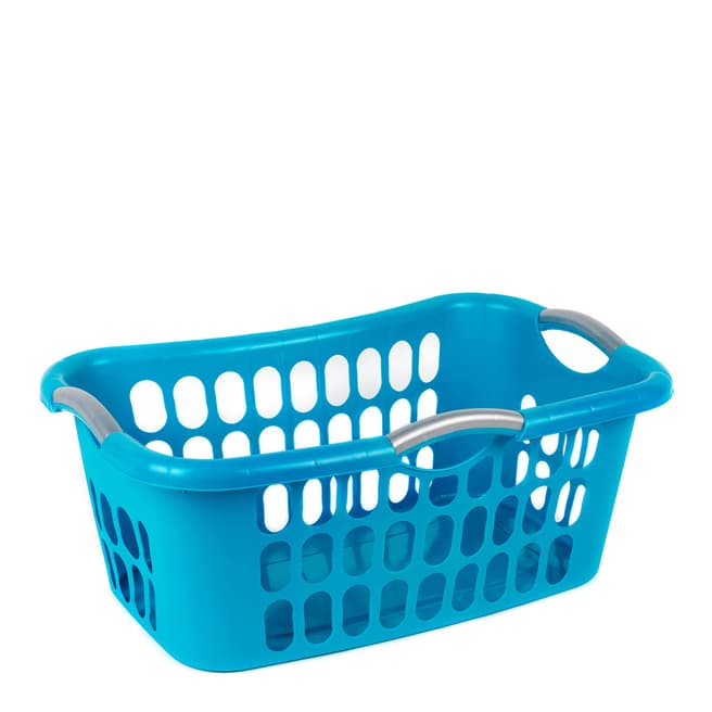 Beldray Turquoise Hip Hugger Laundry Basket
