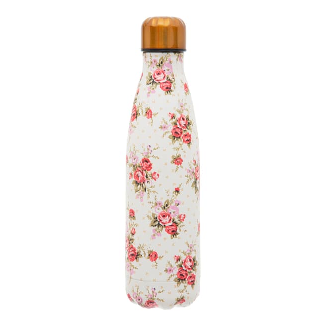 Sass & Belle Vintage Rose Stainless Steel Water Bottle