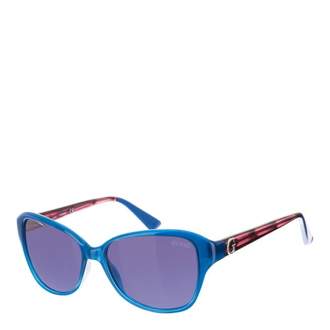 Guess Women's Blue/Purple Guess Sunglasses 55mm