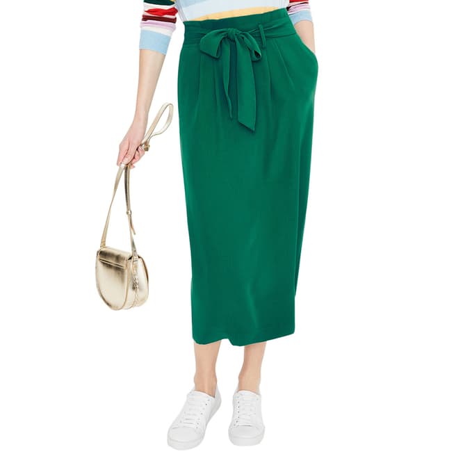 Boden Green Melina Paperbag Skirt