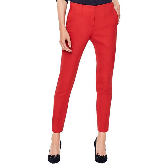 Boden Red Winsford 7/8 Trousers