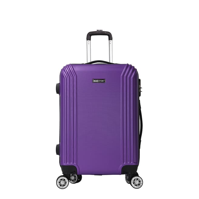 Bagstone Purple 8 Wheeled Original Cabin Suitcase 57cm