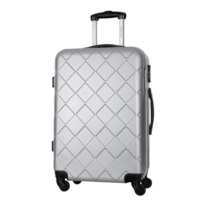 Bagstone Grey 4 Wheeled Lewis Suitcase 29cm