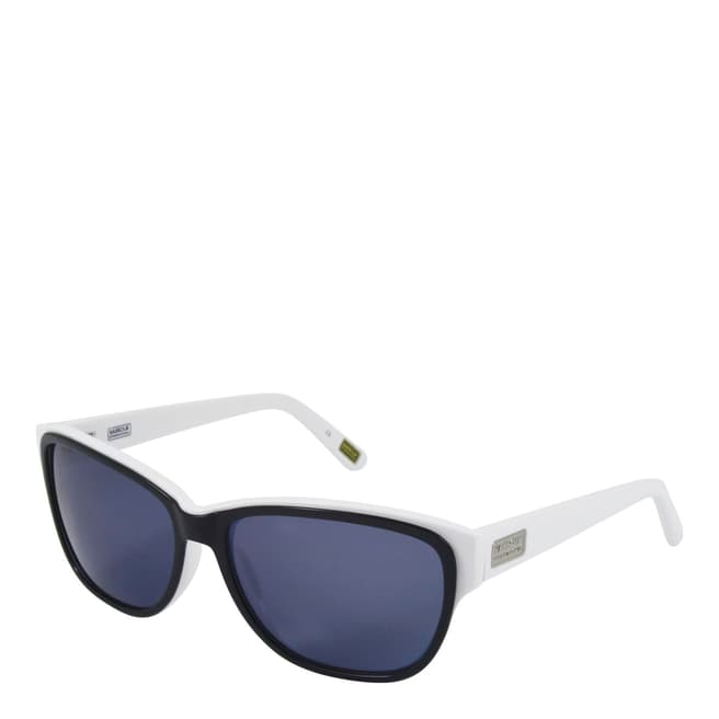 Barbour Unisex Black/White Barbour Sunglasses 56mm