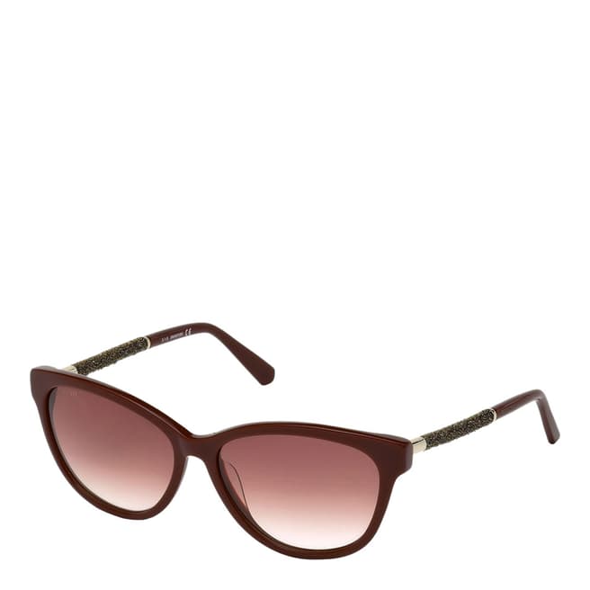 SWAROVSKI Women's Pink Swarovski Sunglasses 57mm