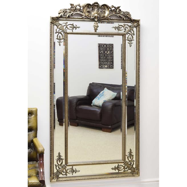 Milton Manor Antique Silver Hardy Full Length Mirror 183x92cm