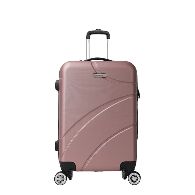 Travel One Pink Seaview Cabin Suitcase 57cm