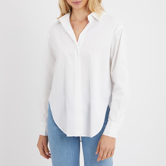 N°· Eleven White Cotton Poplin Shirt