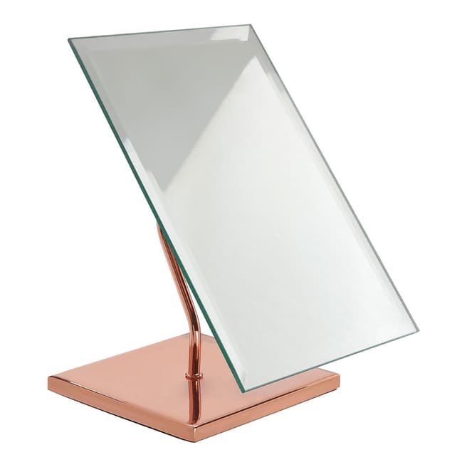 Premier Housewares Clara Table Mirror, Rose Gold