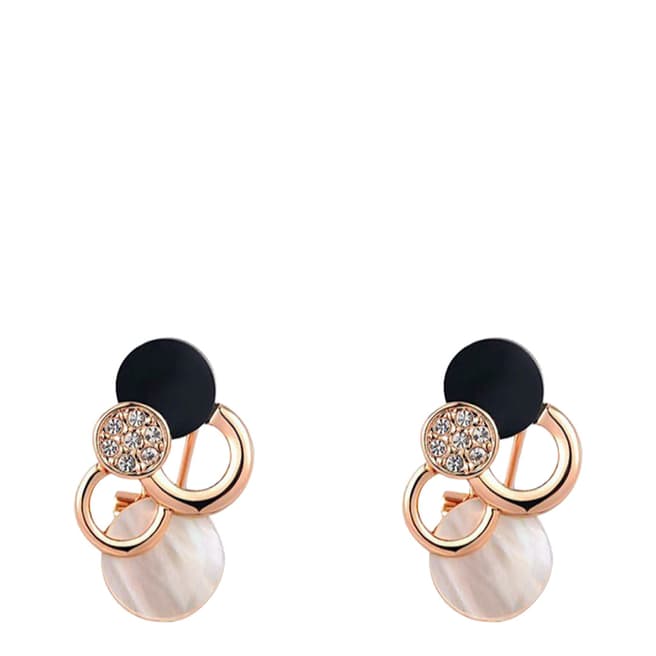 Ma Petite Amie Clip Earrings with Swarovski Crystals