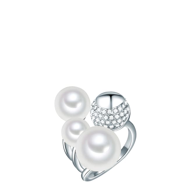 Yamato Pearls Silver Pearl Ring 8-12mm
