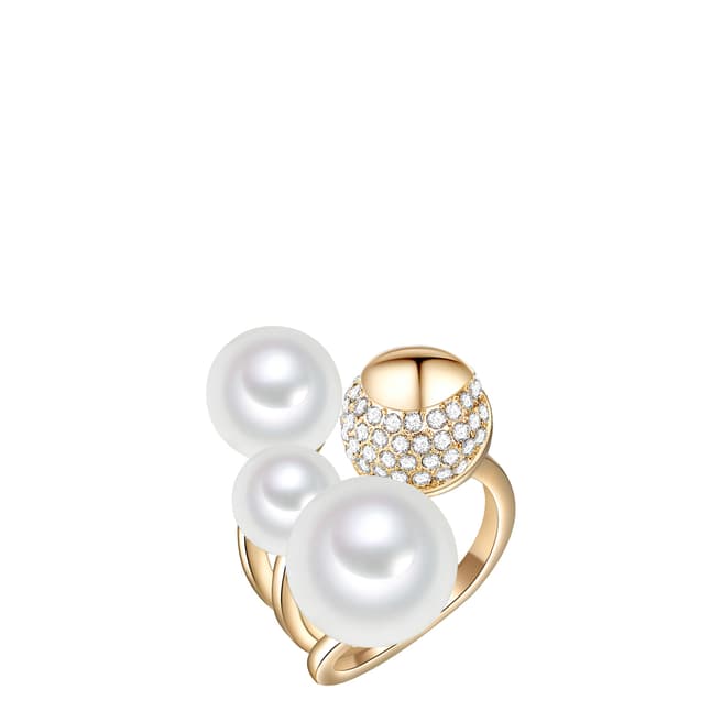 Perldesse Gold Pearl Ring 8-12mm