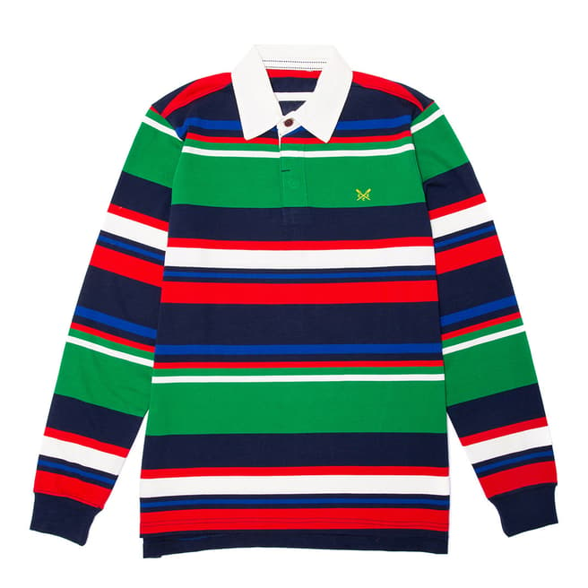 Crew Clothing Multi Stripe Rugby Top