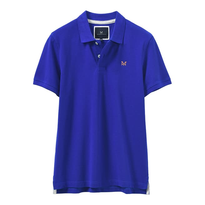 Crew Clothing Blue Melbury Polo T-Shirt