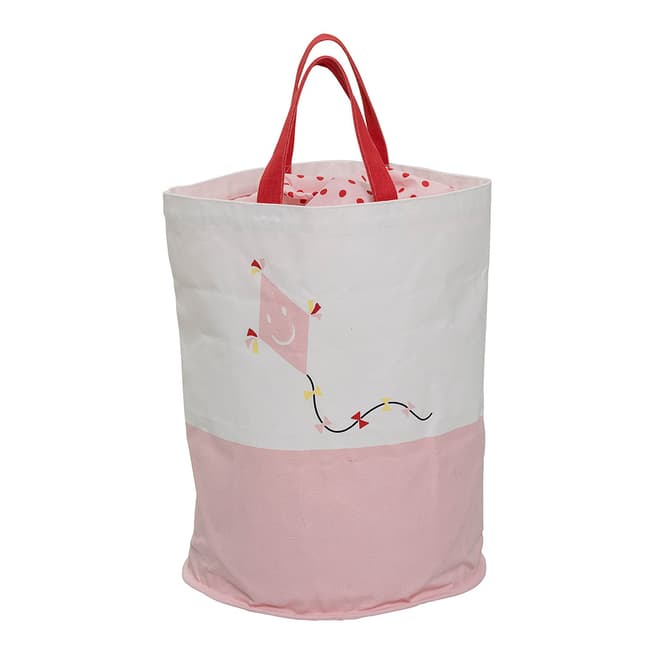 Bloomingville Rose/White Storage Bag