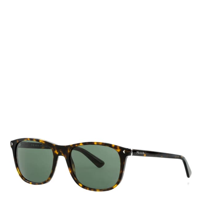 Prada Men's Tortoise/Blue Prada Sunglasses 57mm
