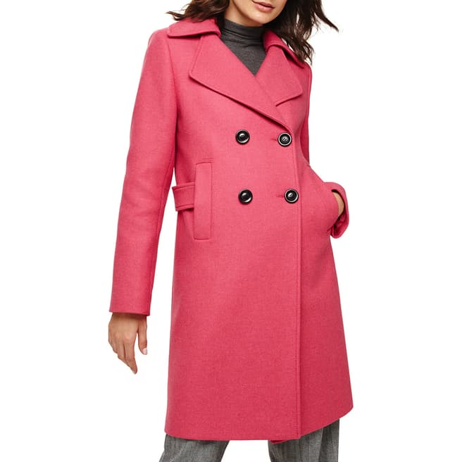 Phase Eight Pink Fairlie Coat